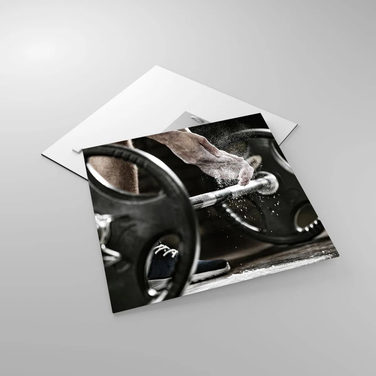 Glass picture - Challenge Accepted! - 40x40 cm