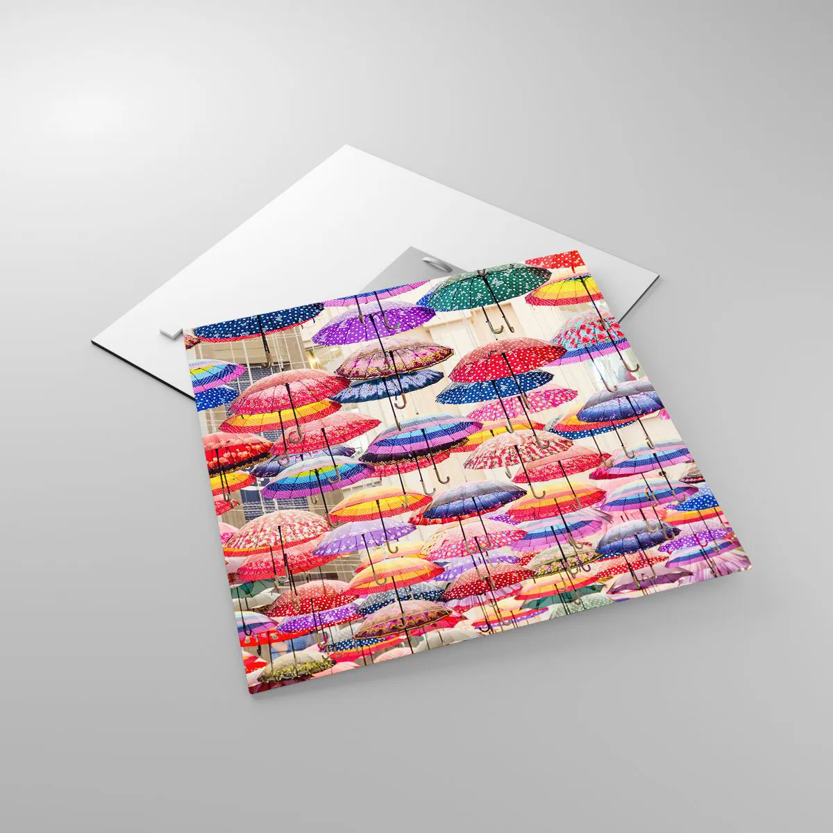 Üveg kép - Városi rét - 40x40 cm