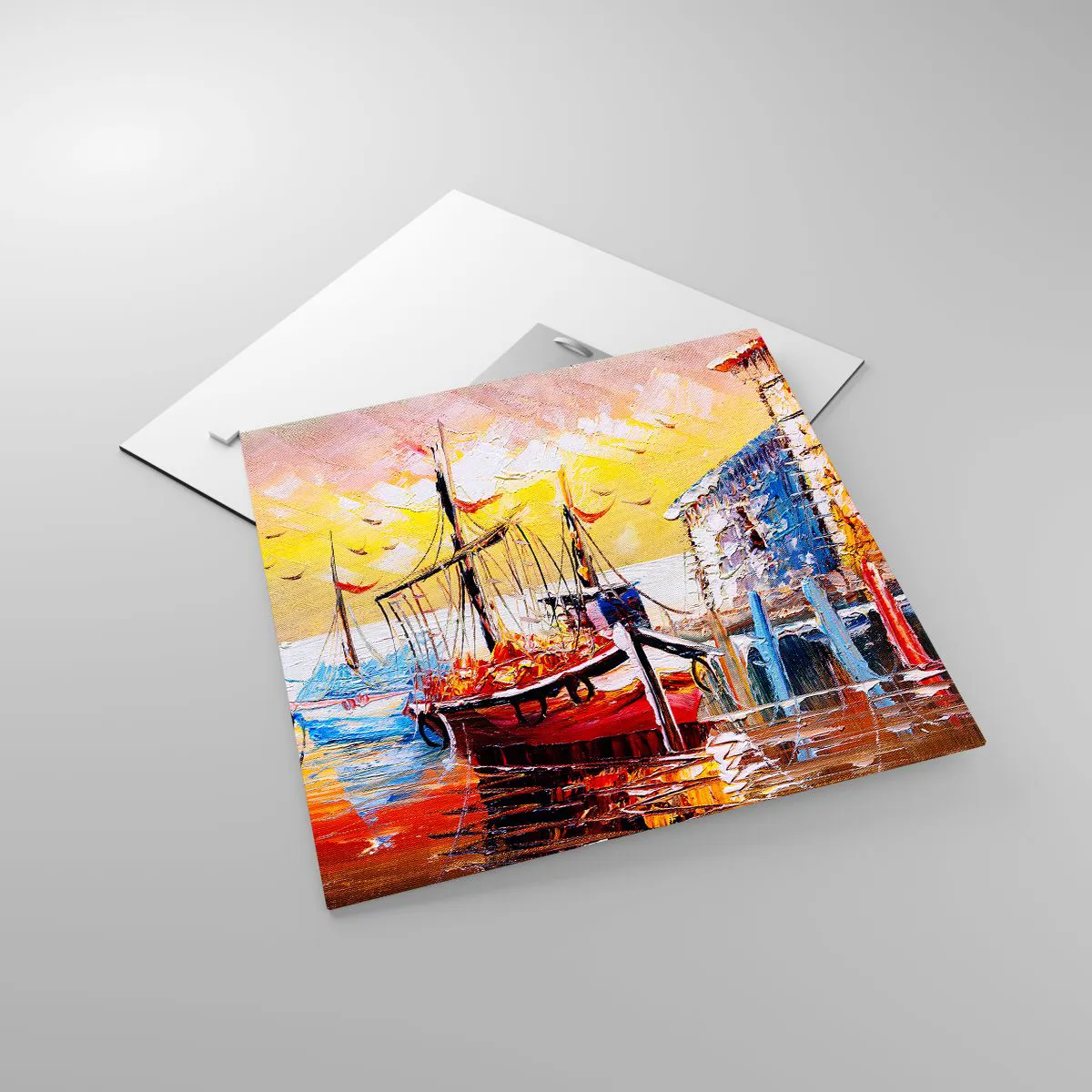 Obraz na skle - Šťastný návrat - 40x40 cm