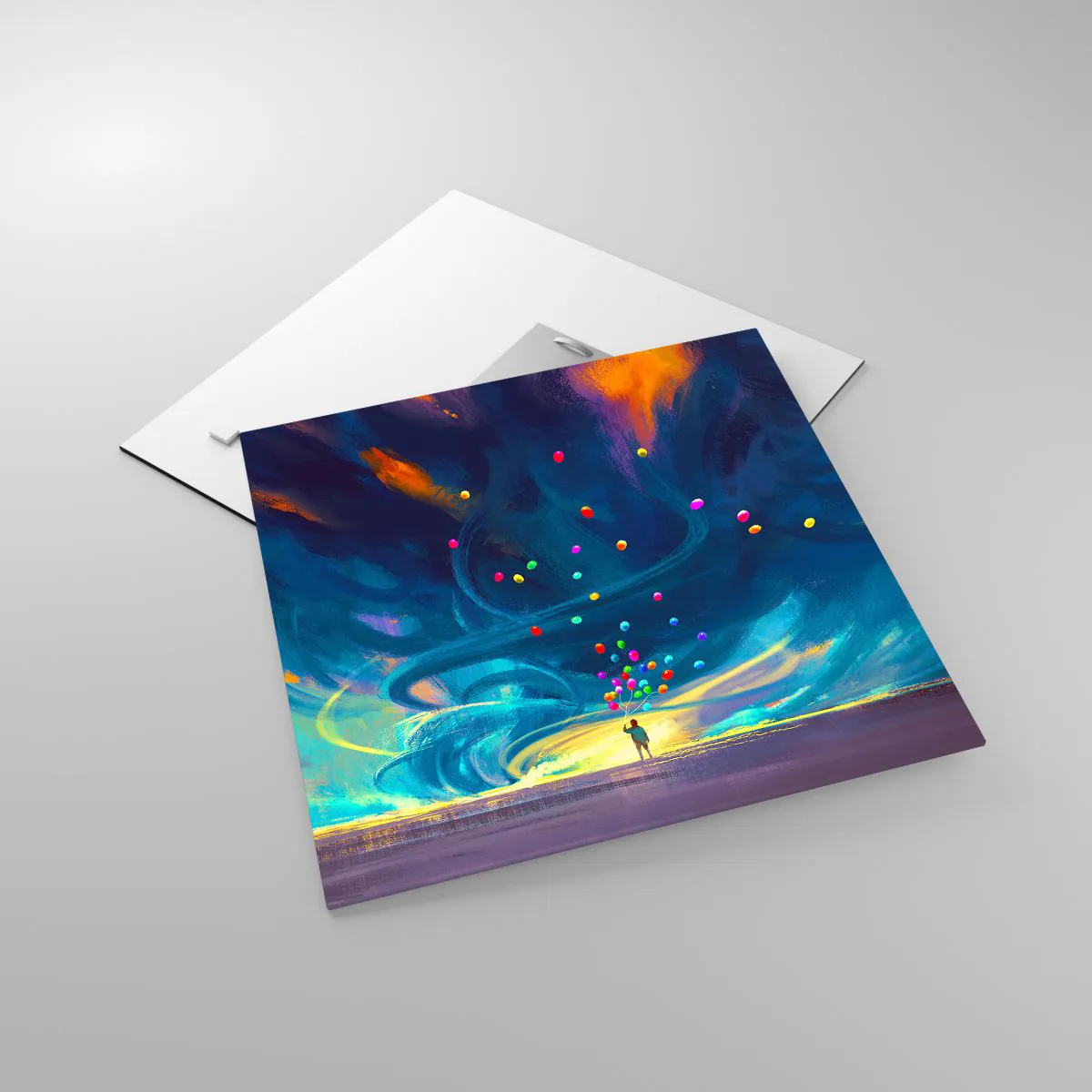 Üveg kép - A kék szélnek - 40x40 cm