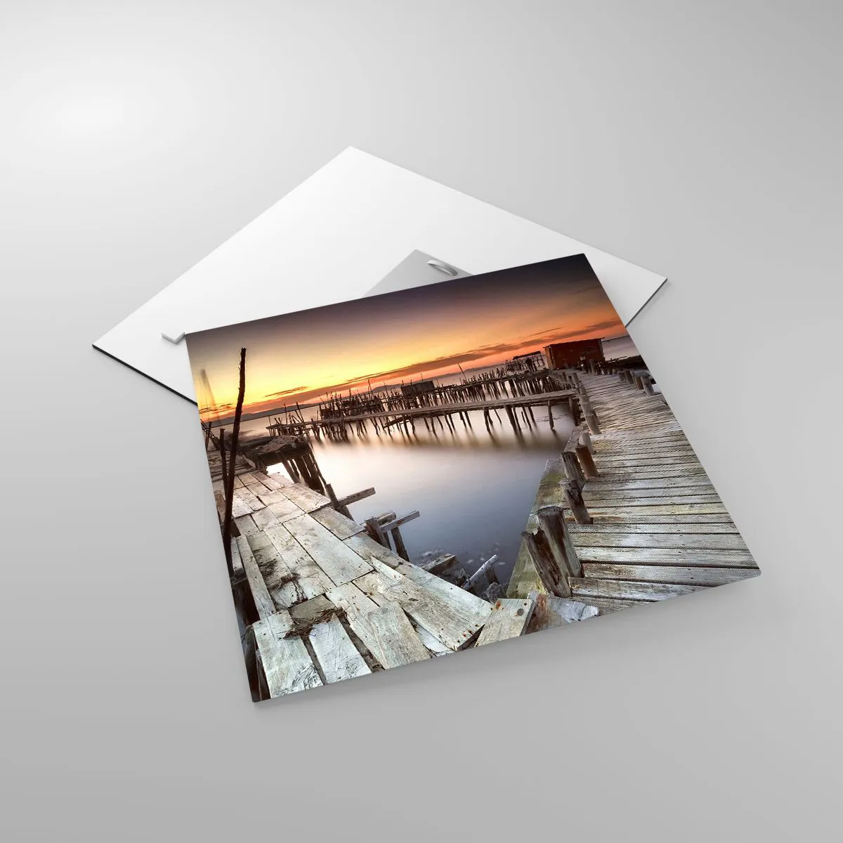 Quadro su vetro - Autentico, non una finzione turistica - 40x40 cm