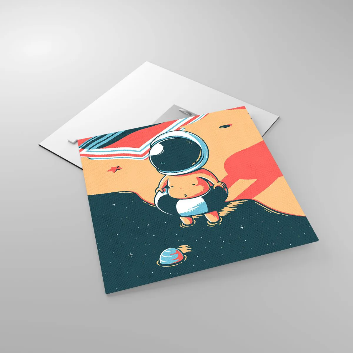 Impression sur verre - Image sur verre - Suivant une autre perspective - 40x40 cm