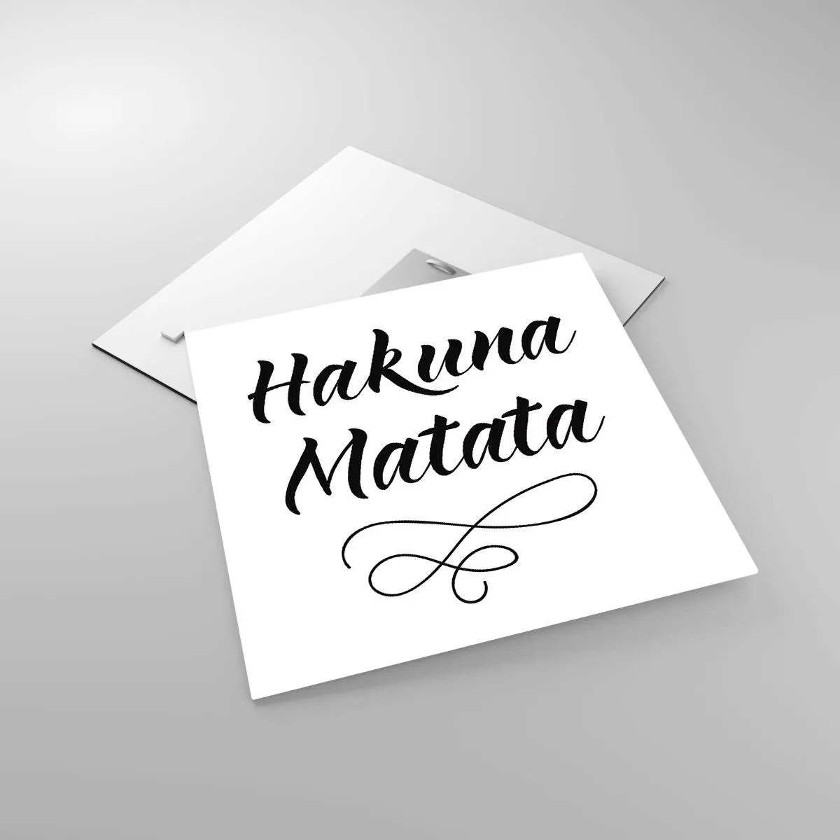 Quadro em vidro - O melhor conselho - 40x40 cm