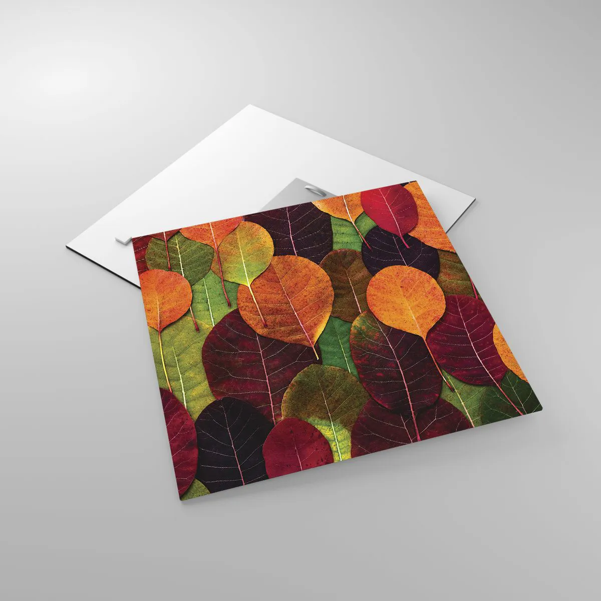 Obraz na szkle - Jesienna mozaika - 40x40 cm