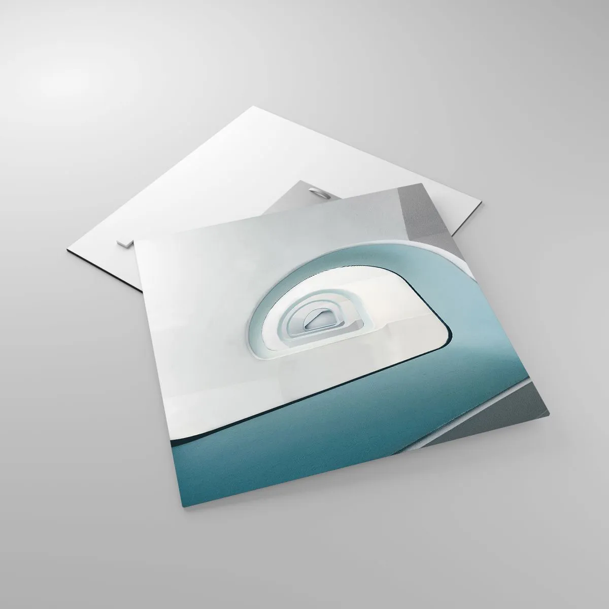 Impression sur verre - Image sur verre - Au profondeur du bleu - 40x40 cm