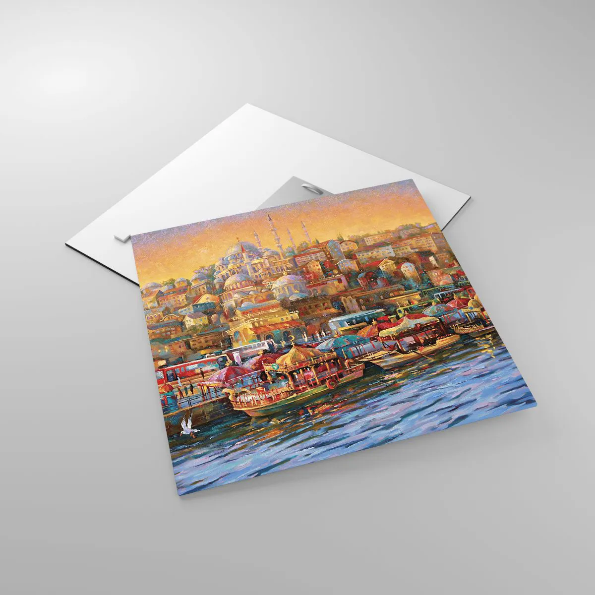 Impression sur verre - Image sur verre - Conte d'Istanbul - 40x40 cm