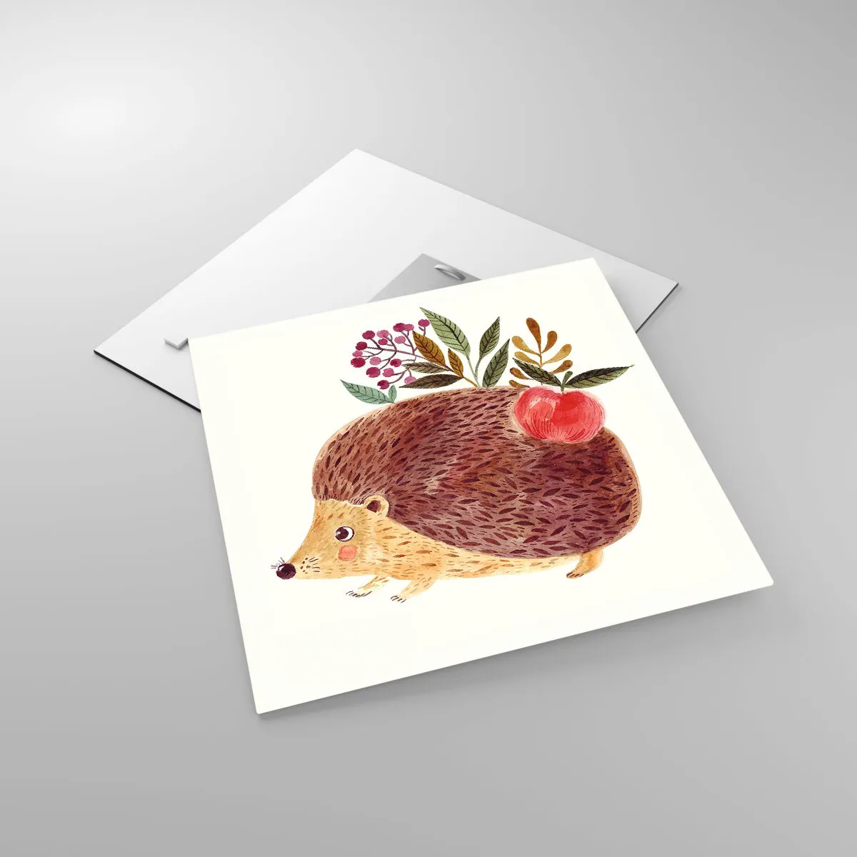 Obraz na szkle - I już mnie lubisz - 40x40 cm