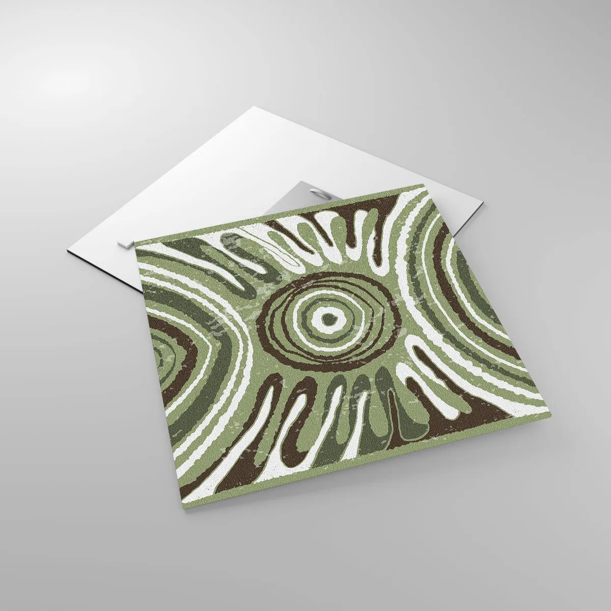 Schilderen op glas - Een explosie van emoties - 40x40 cm