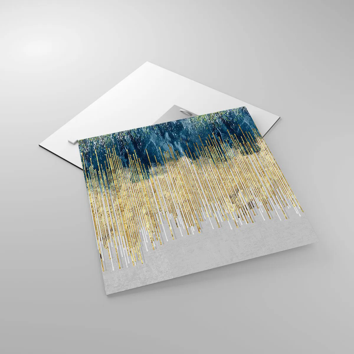 Obraz na skle - Zlacená hranice - 40x40 cm