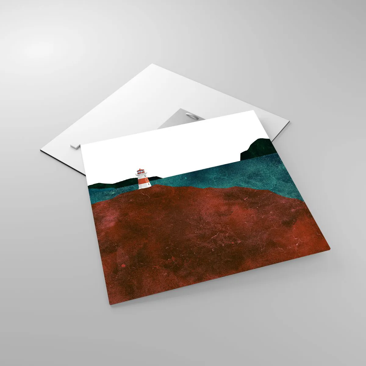 Tablou pe sticlă - Privind marea - 40x40 cm