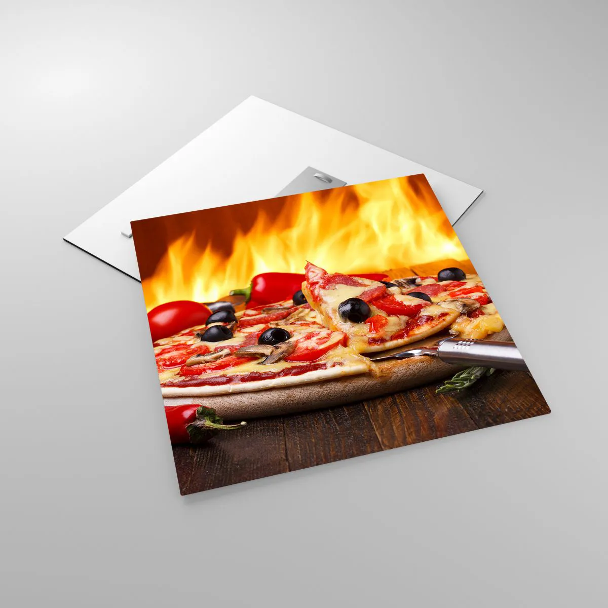 Obraz na skle - From Italy with love - 50x50 cm