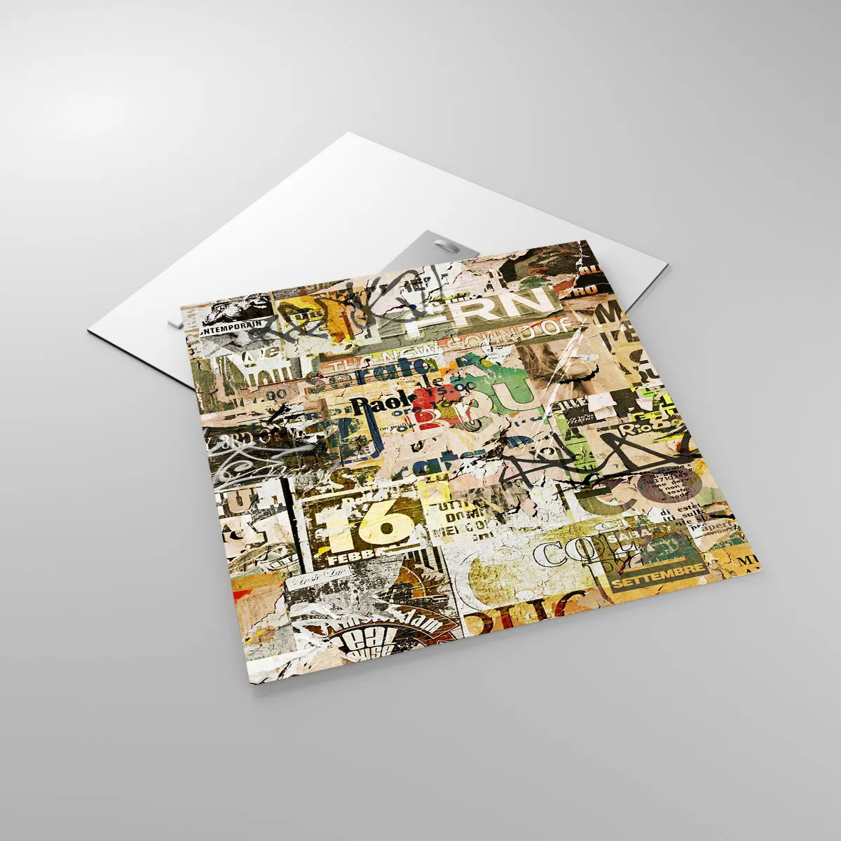 Impression sur verre - Image sur verre - Oh, il se passe quelque chose... - 50x50 cm