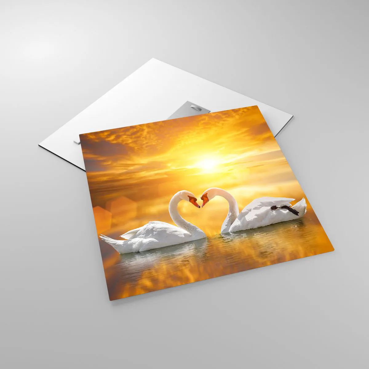 Obraz na szkle - Serce to najpiękniejsze słowo świata… - 50x50 cm