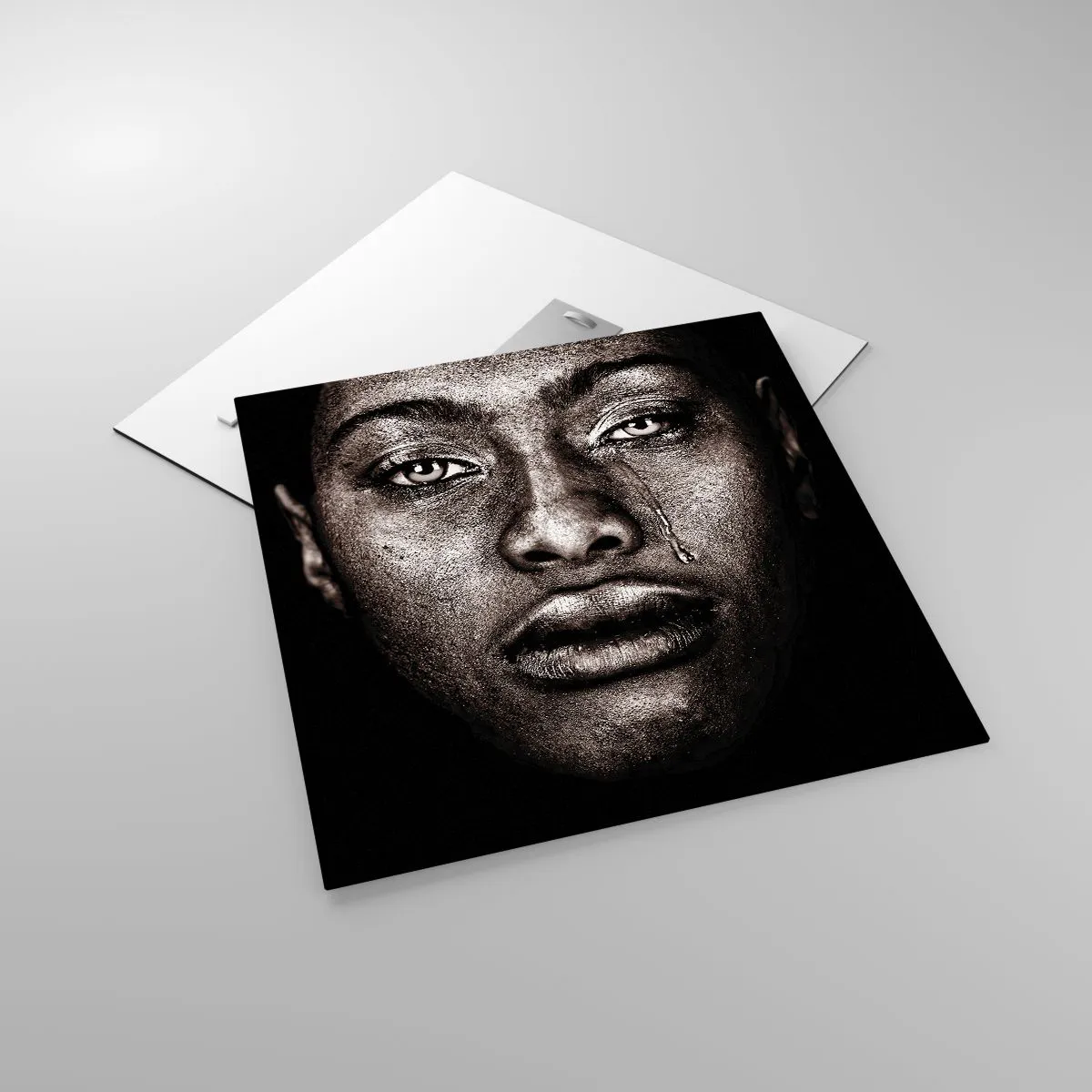 Impression sur verre - Image sur verre - Une larme - 50x50 cm