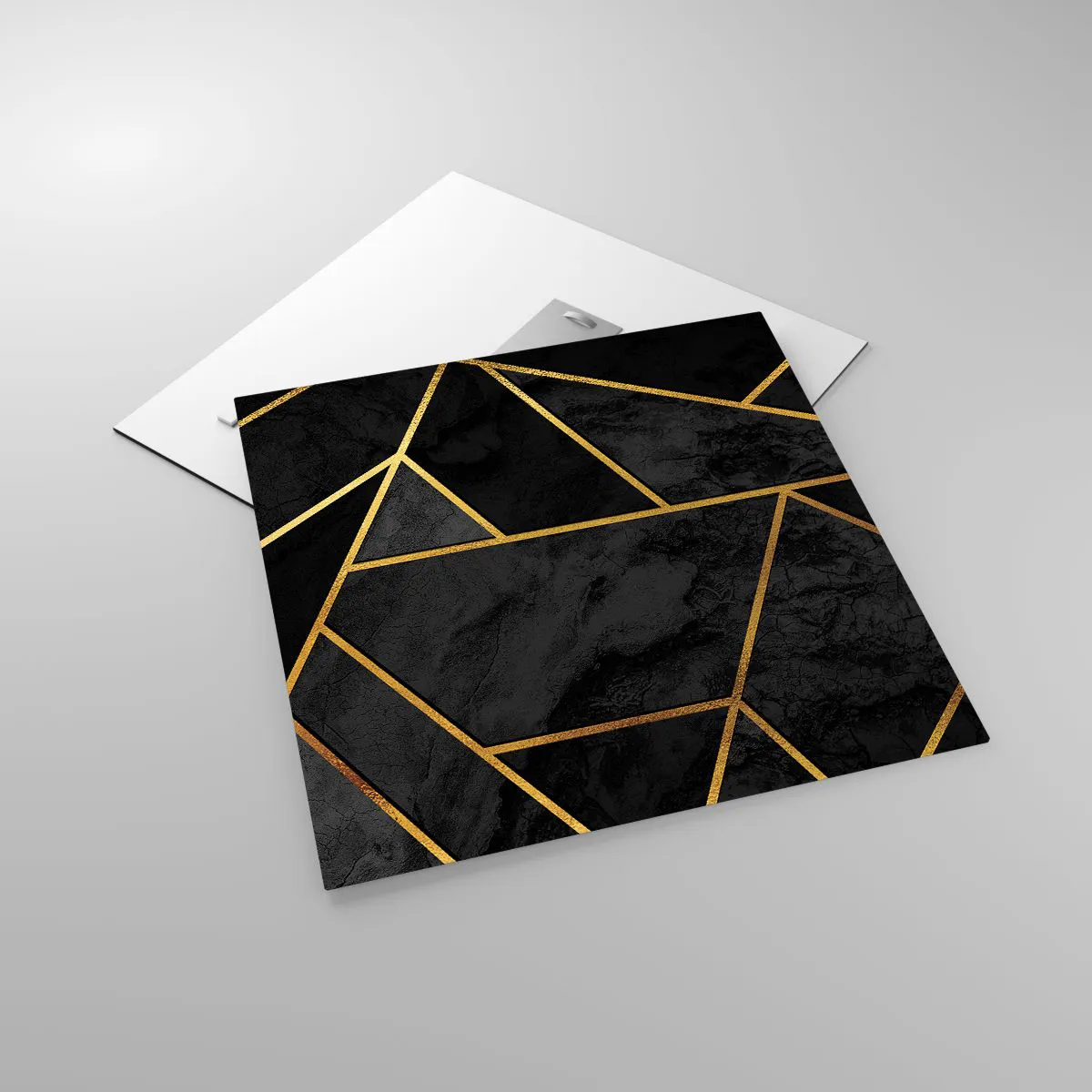 Quadro su vetro - Oscurità e luce - 50x50 cm