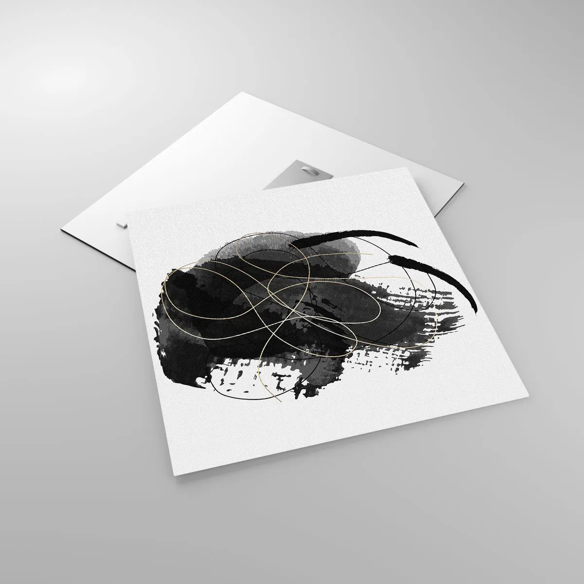 Glass picture - Made from Black - 50x50 cm