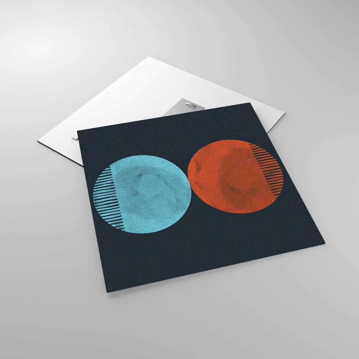 Üveg kép - Csak a geometria? - 50x50 cm