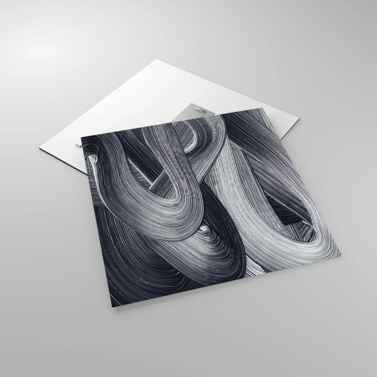 Quadro em vidro - A fluidez da realidade - 50x50 cm