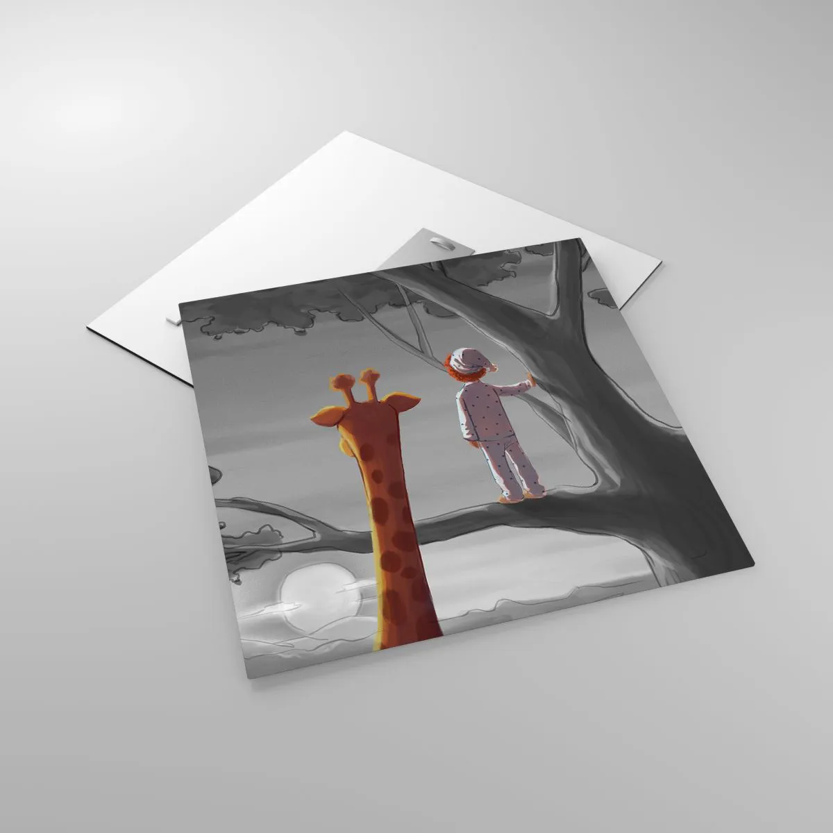 Üveg kép - Ez tényleg történik - 50x50 cm