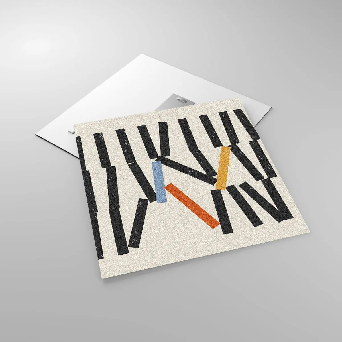 Tablou pe sticlă - Domino - compoziție - 50x50 cm