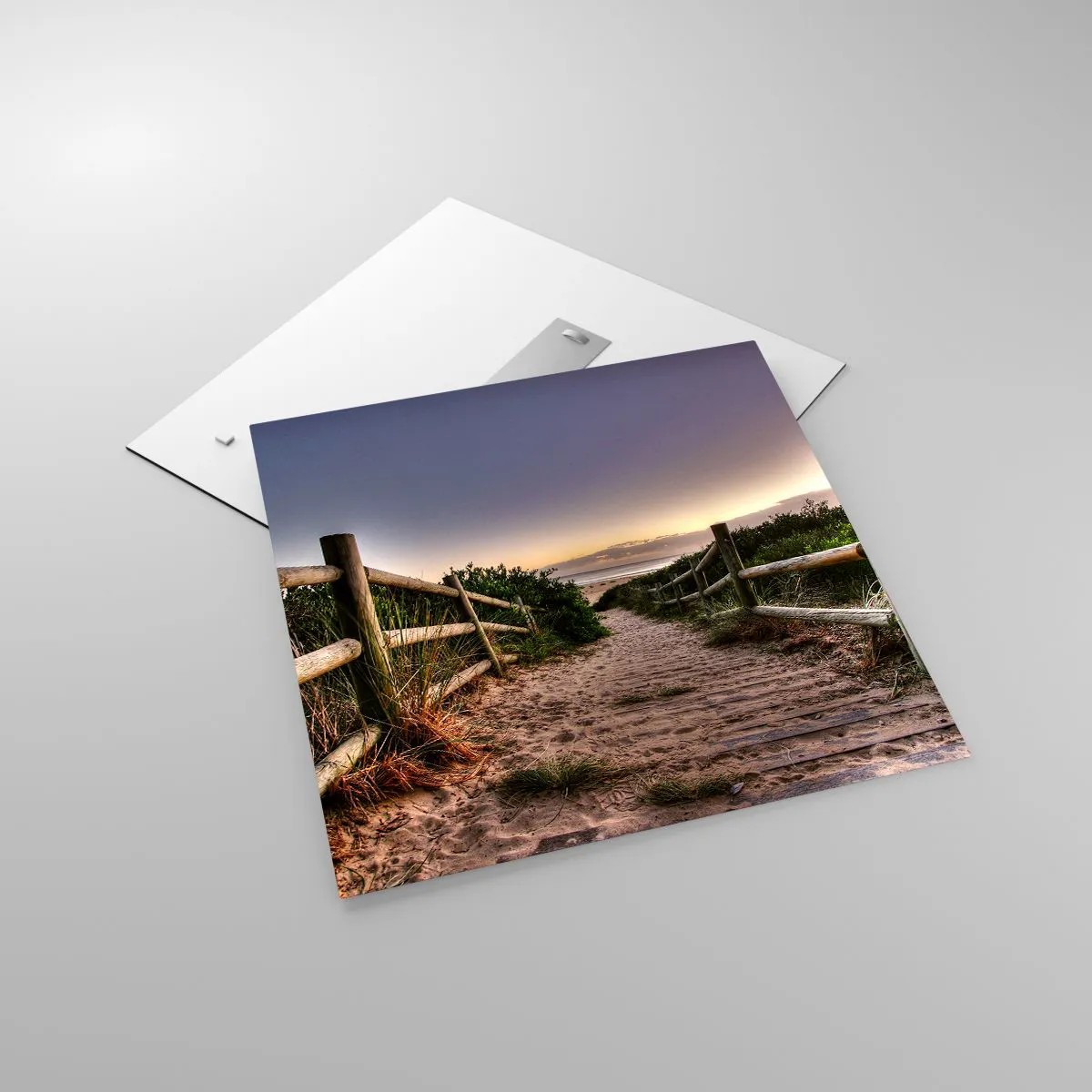 Glasbild - Bild auf glas - Das Ziel ist bereits sichtbar - 60x60 cm