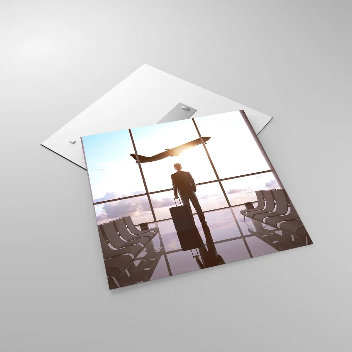 Üveg kép - Van időd, lassíts - 60x60 cm