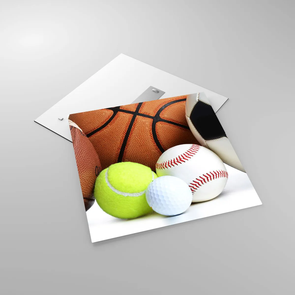 Obraz na szkle - Łączy nas piłka! - 60x60 cm