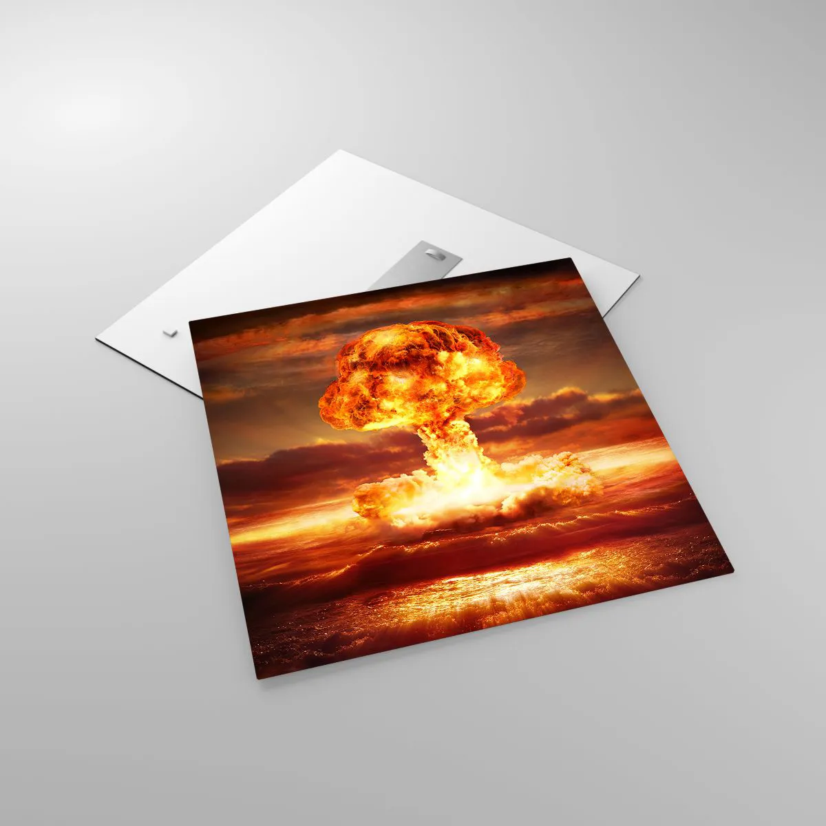 Tablou pe sticlă - Și sfârșitul va veni - 60x60 cm