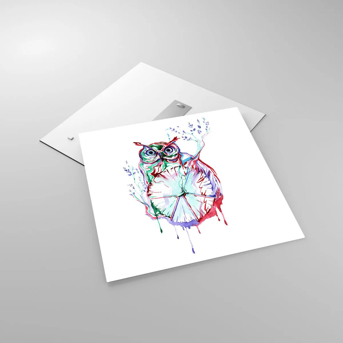 Quadro su vetro - Saggia di natura - 60x60 cm