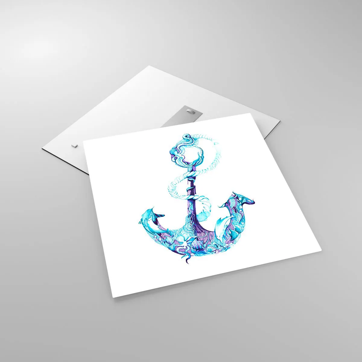 Obraz na skle - Důvěrnice tajemství moře - 60x60 cm