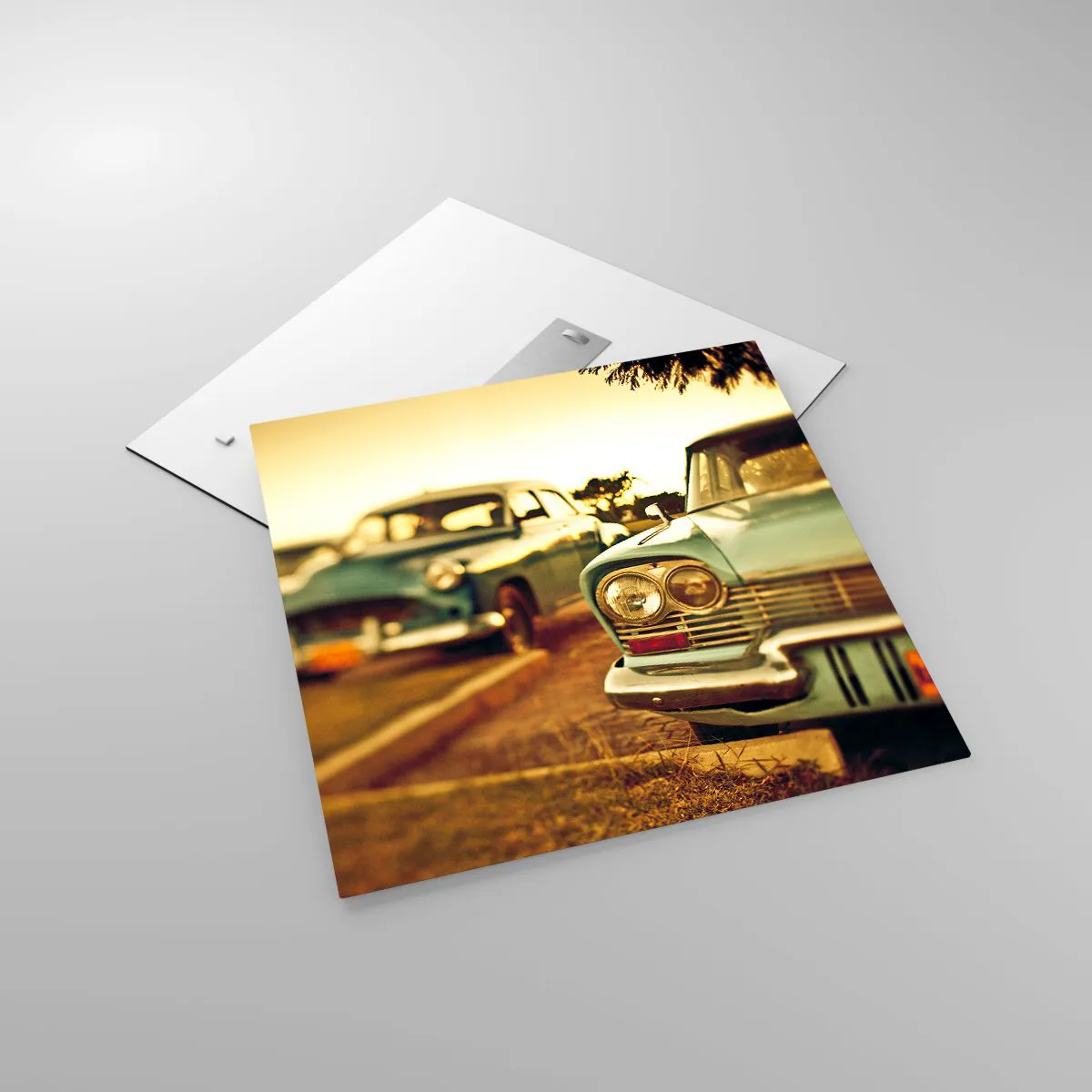 Impression sur verre - Image sur verre - Nous attendrons et verrons - 60x60 cm