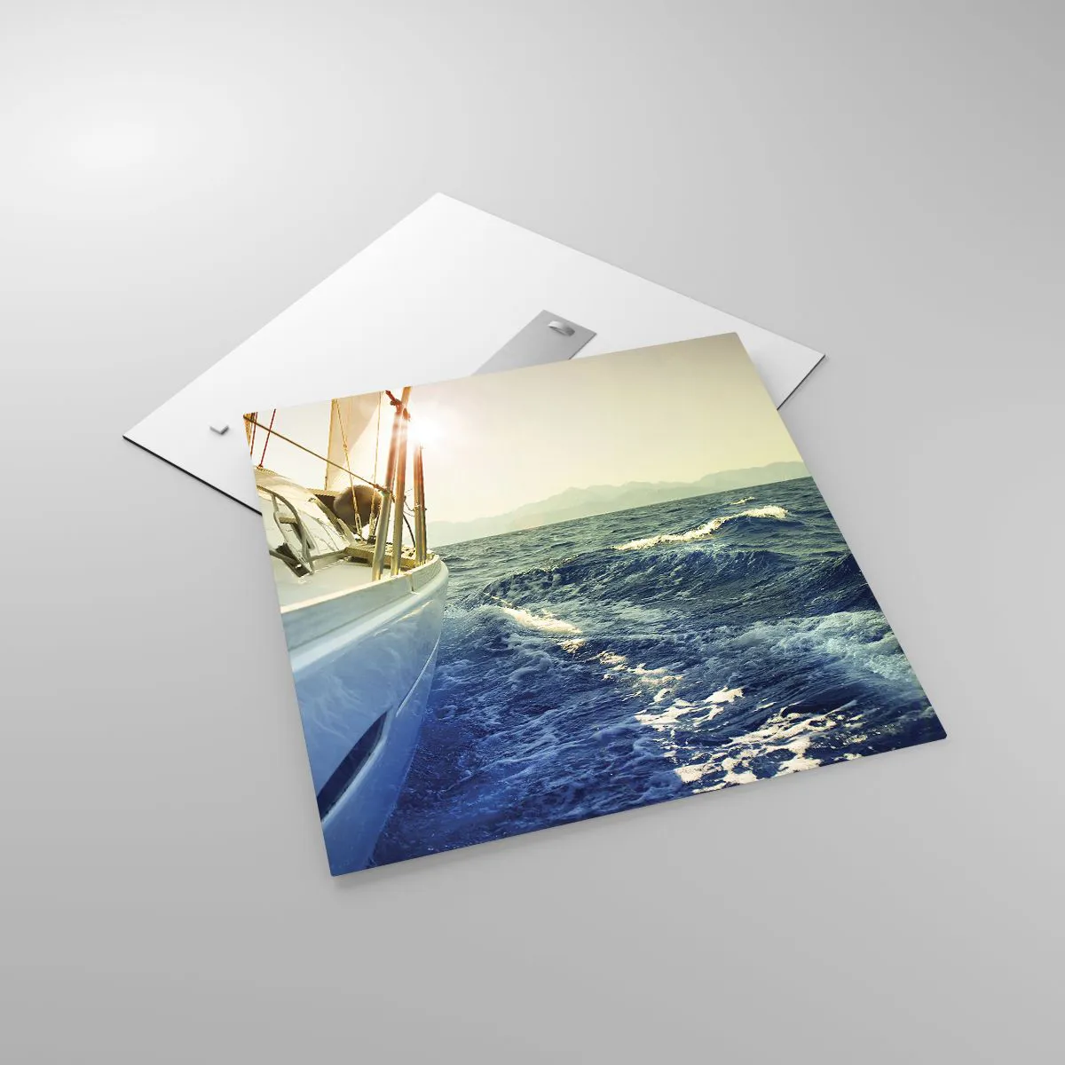 Schilderen op glas - Voor het avontuur - 60x60 cm