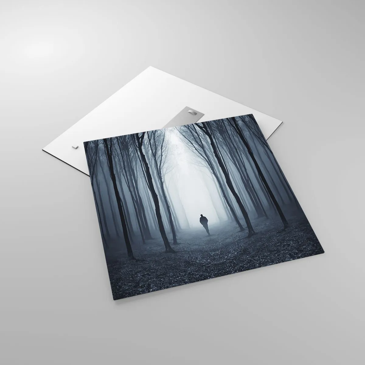 Glass picture - And Everything is Straight and Bright - 60x60 cm