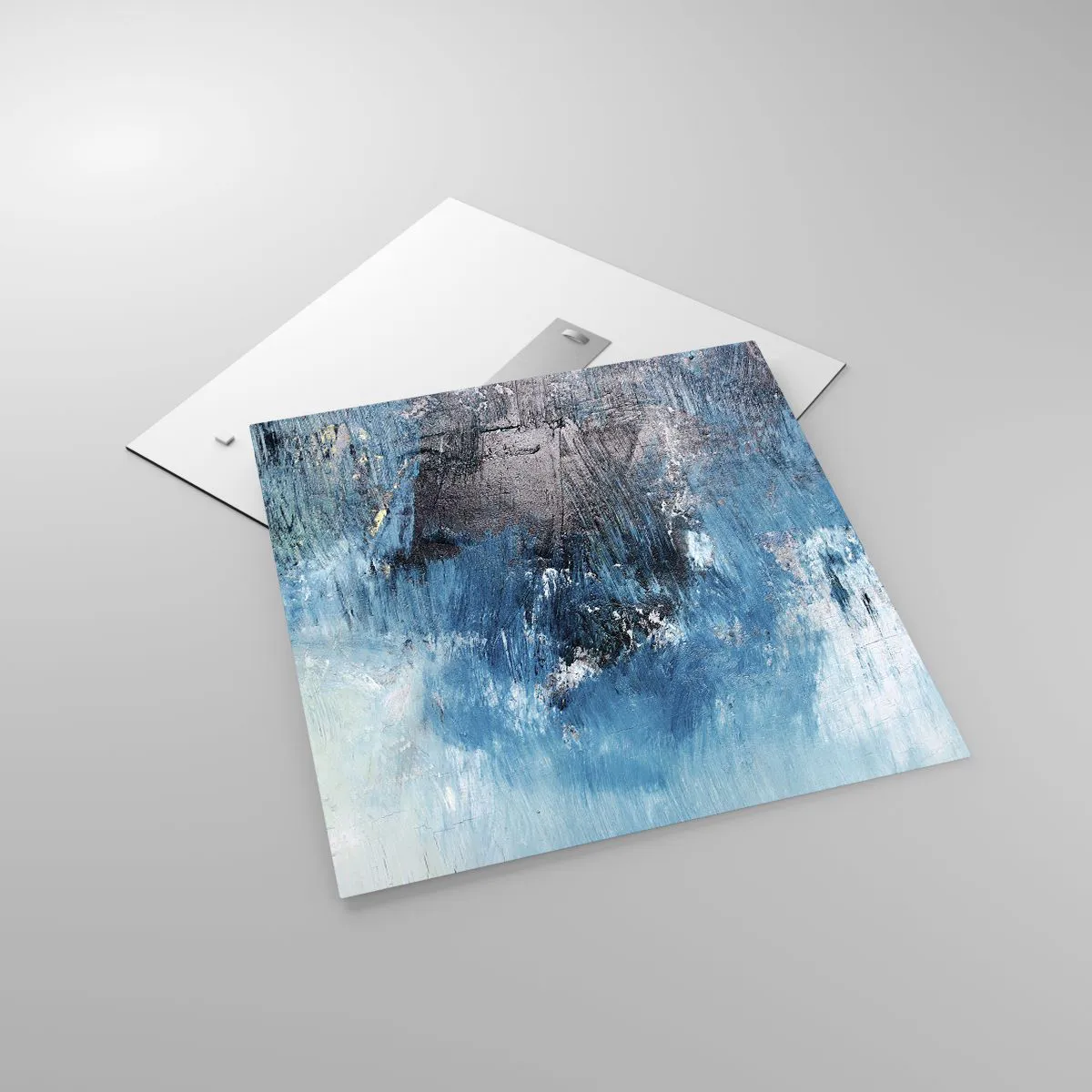 Impression sur verre - Image sur verre - Rhapsodie en bleu - 60x60 cm