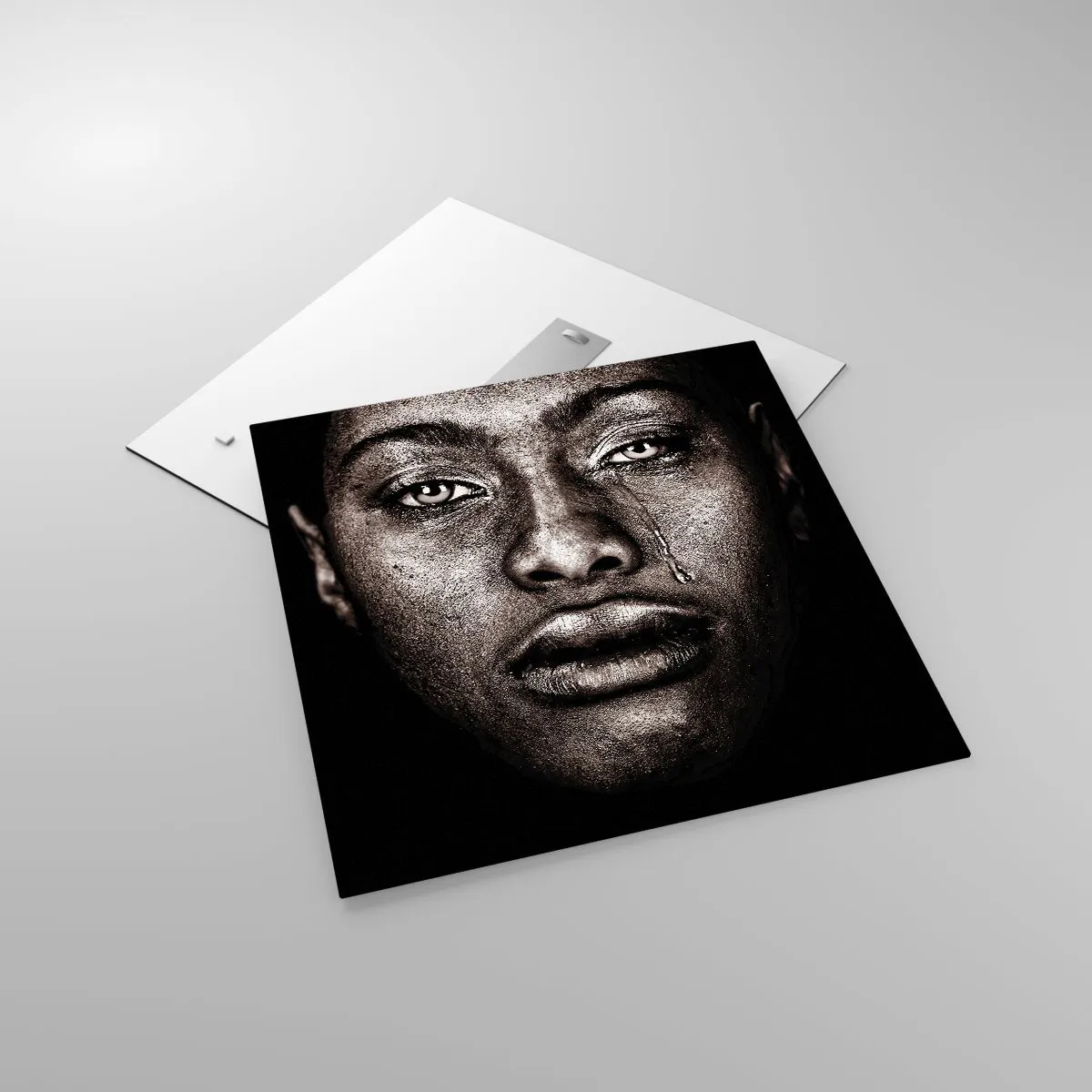 Impression sur verre - Image sur verre - Une larme - 60x60 cm