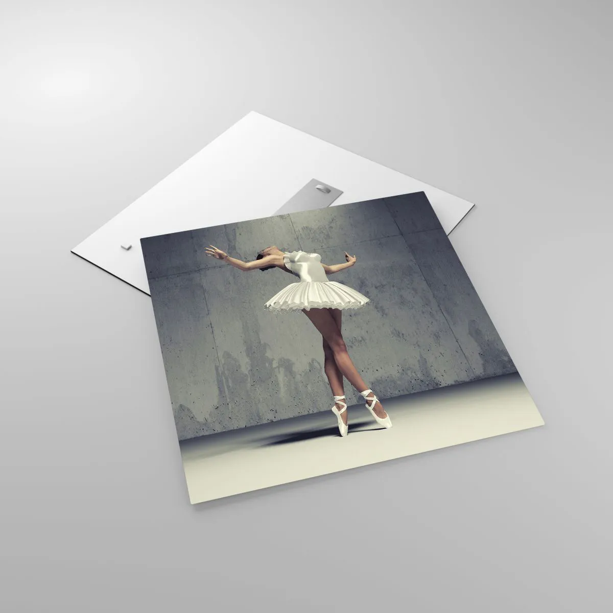 Quadro em vidro - Leve como um pássaro - 60x60 cm