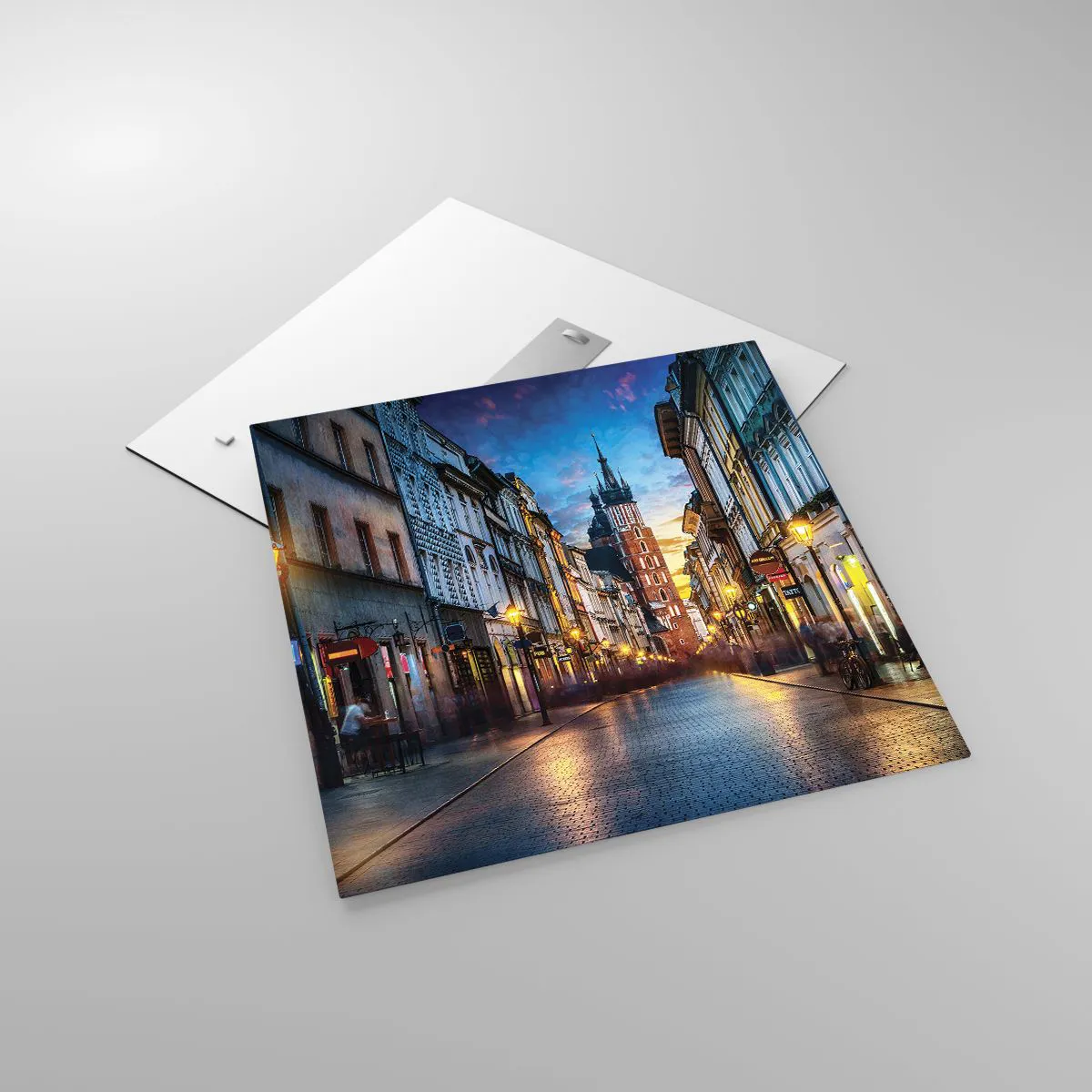 Glass picture - Charm of Cracow - 60x60 cm