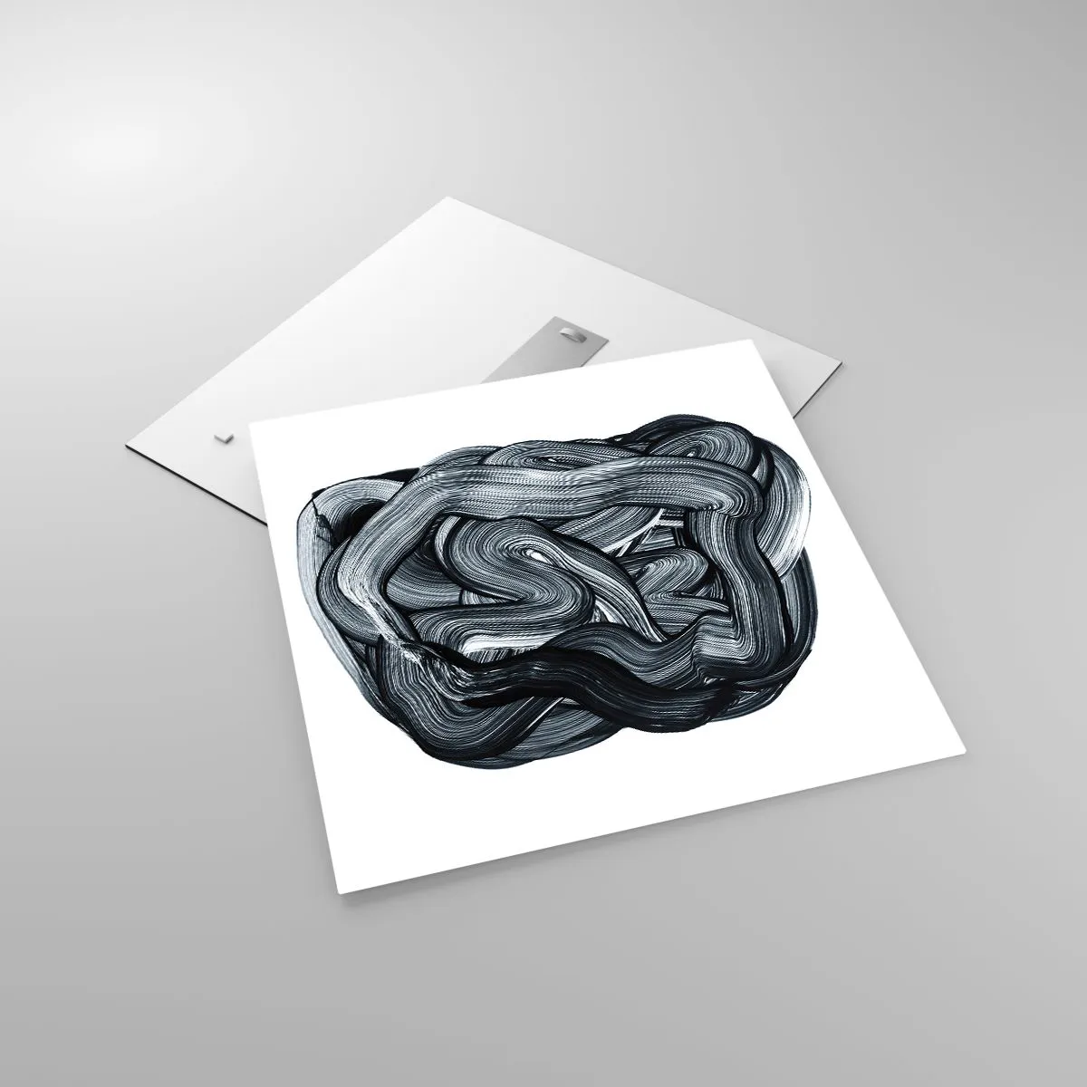 Tablou pe sticlă - Nu este atât de simplu - 60x60 cm