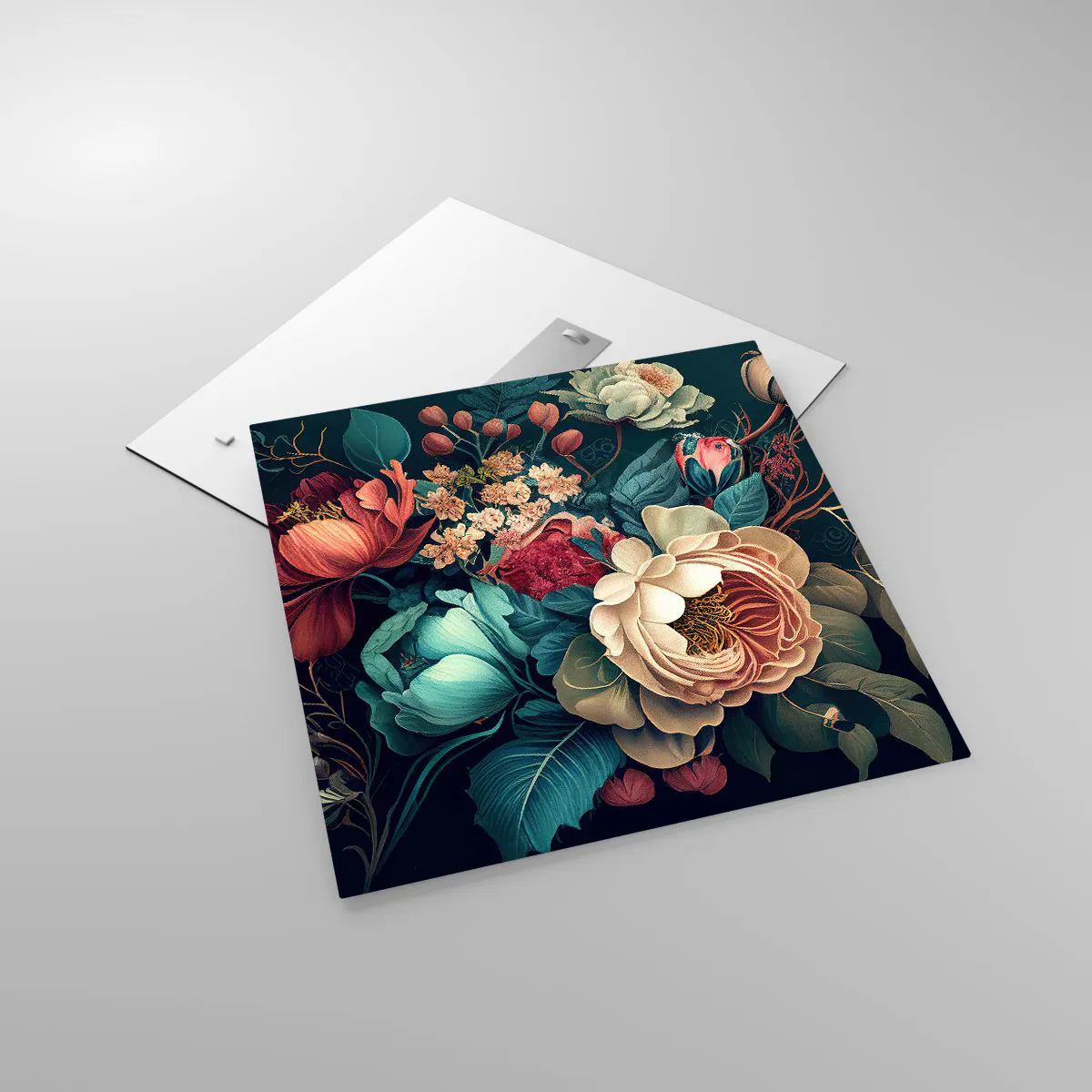 Glass picture - 19th Century Charm - 60x60 cm