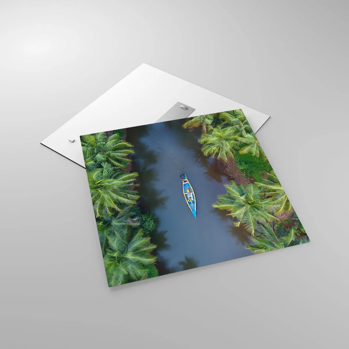 Glass picture - On Tropical Trail - 60x60 cm