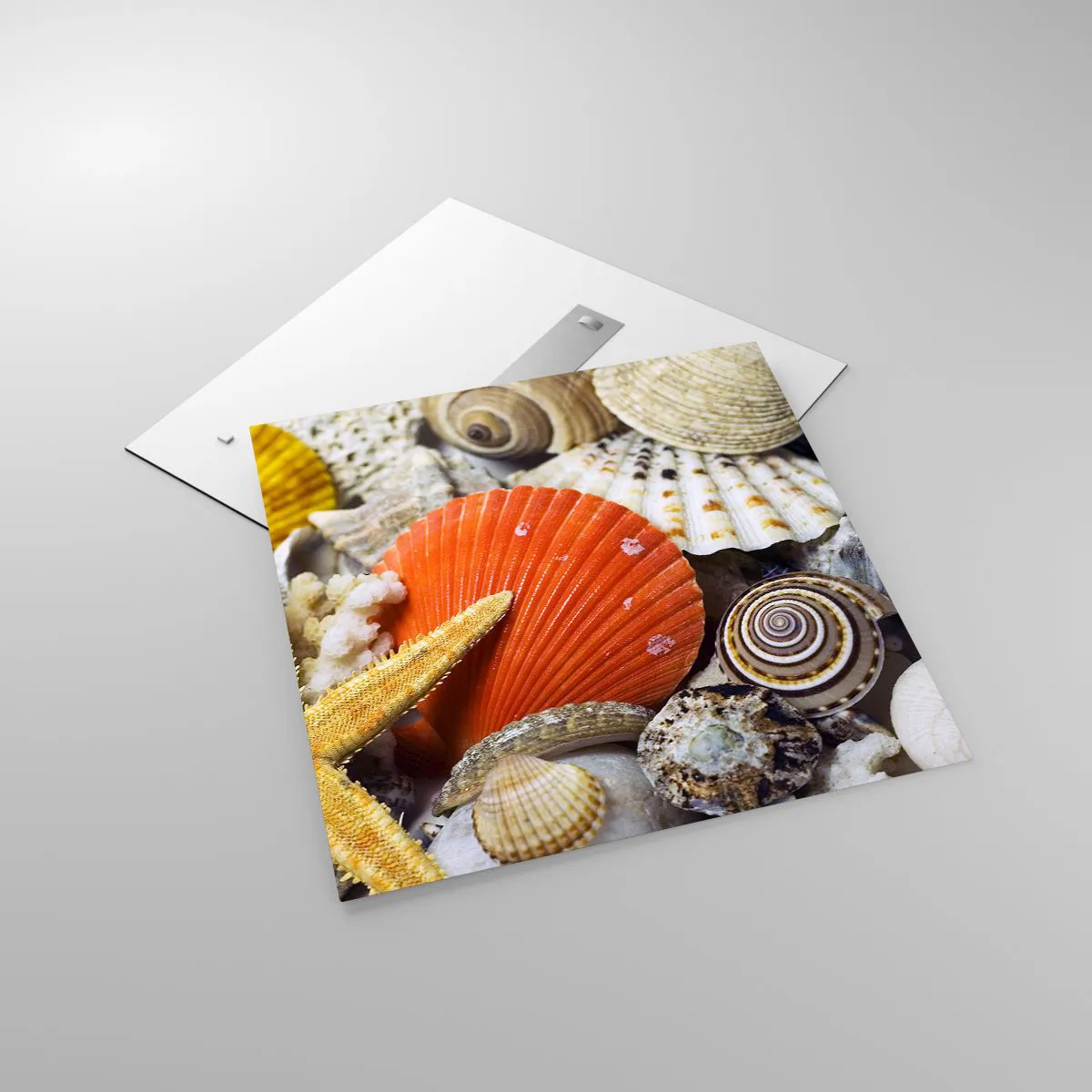 Schilderen op glas - Oceaan schatten - 70x70 cm