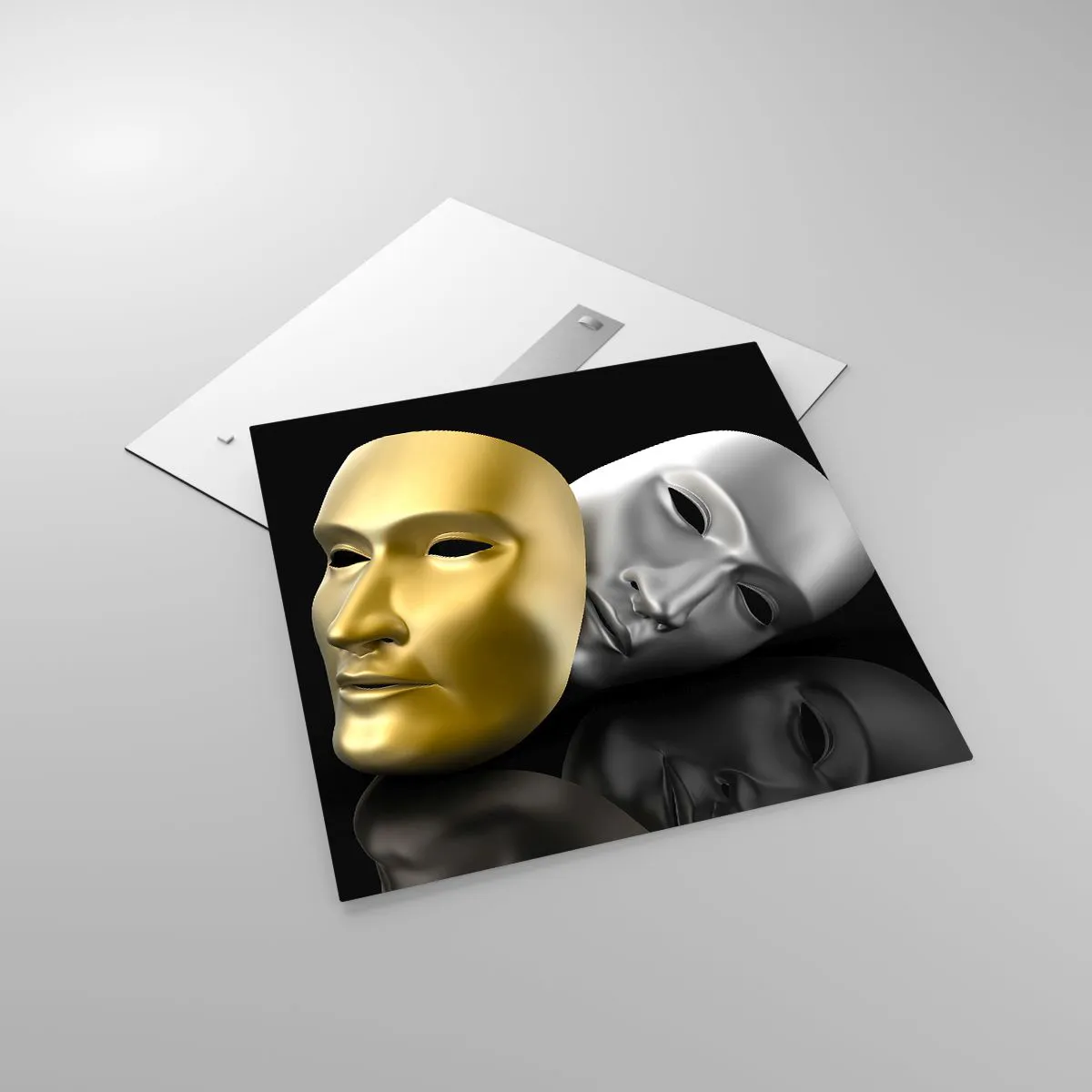 Impression sur verre - Image sur verre - La vie est un théâtre - 70x70 cm