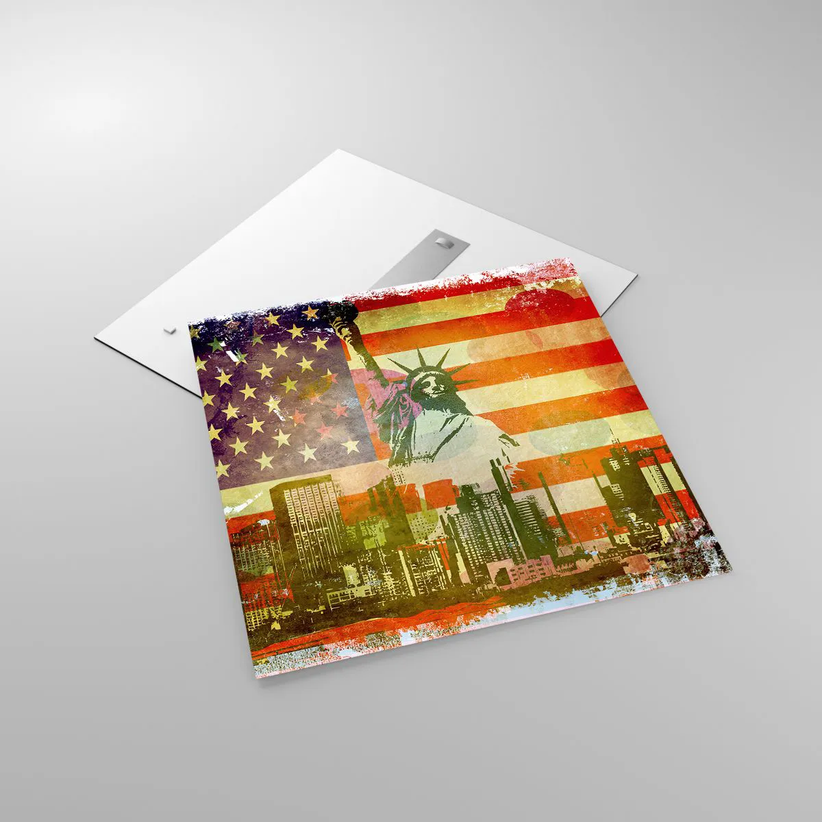 Obraz na skle - Viva America! - 70x70 cm