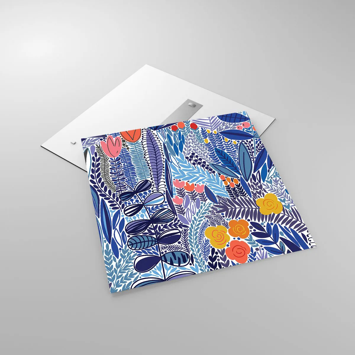 Glasbild - Bild auf glas - Hawaiianischer Garten - 70x70 cm