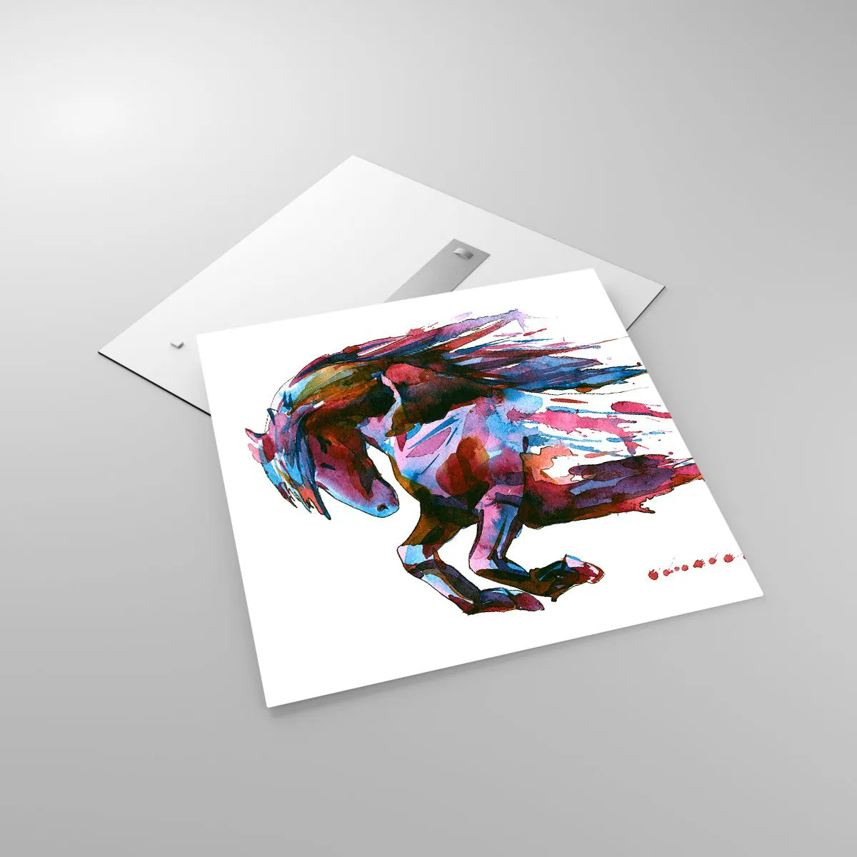 Quadro em vidro - Em êxtase - 70x70 cm