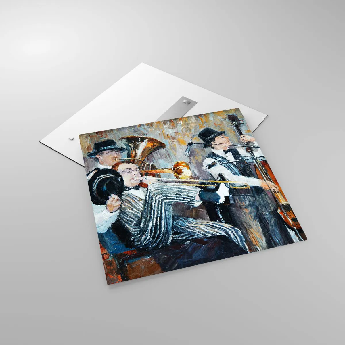 Impression sur verre - Image sur verre - C'est tout le Jazz - 70x70 cm