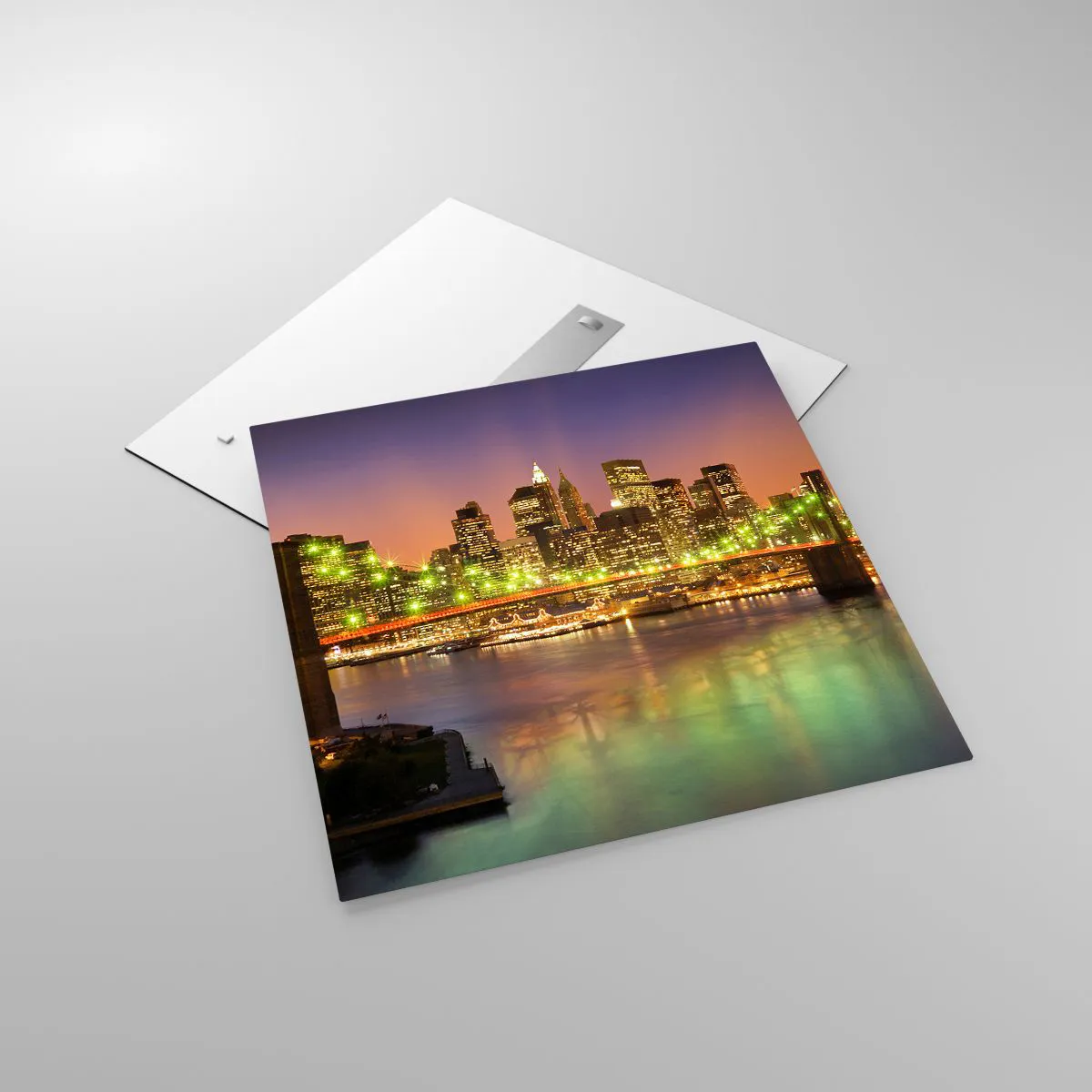 Impression sur verre - Image sur verre - Ici la lumière ne s'éteint jamais - 70x70 cm