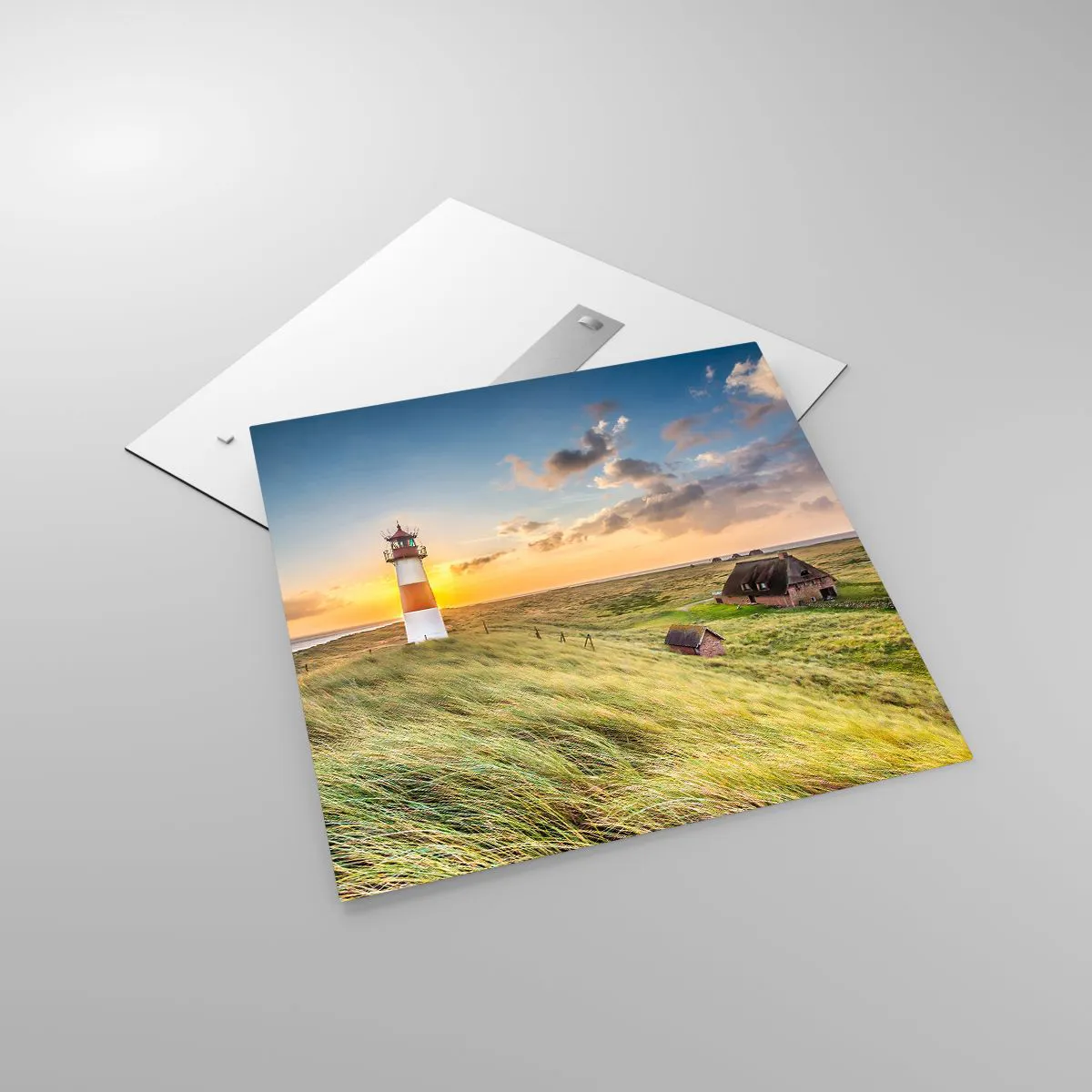 Impression sur verre - Image sur verre - Entre les vagues - 70x70 cm