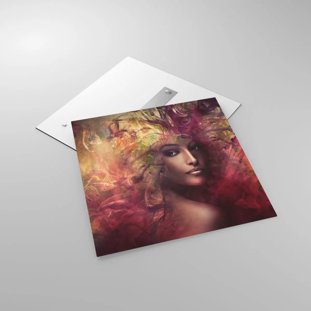 Glasbild - Bild auf glas - Ich bin hier! - 70x70 cm