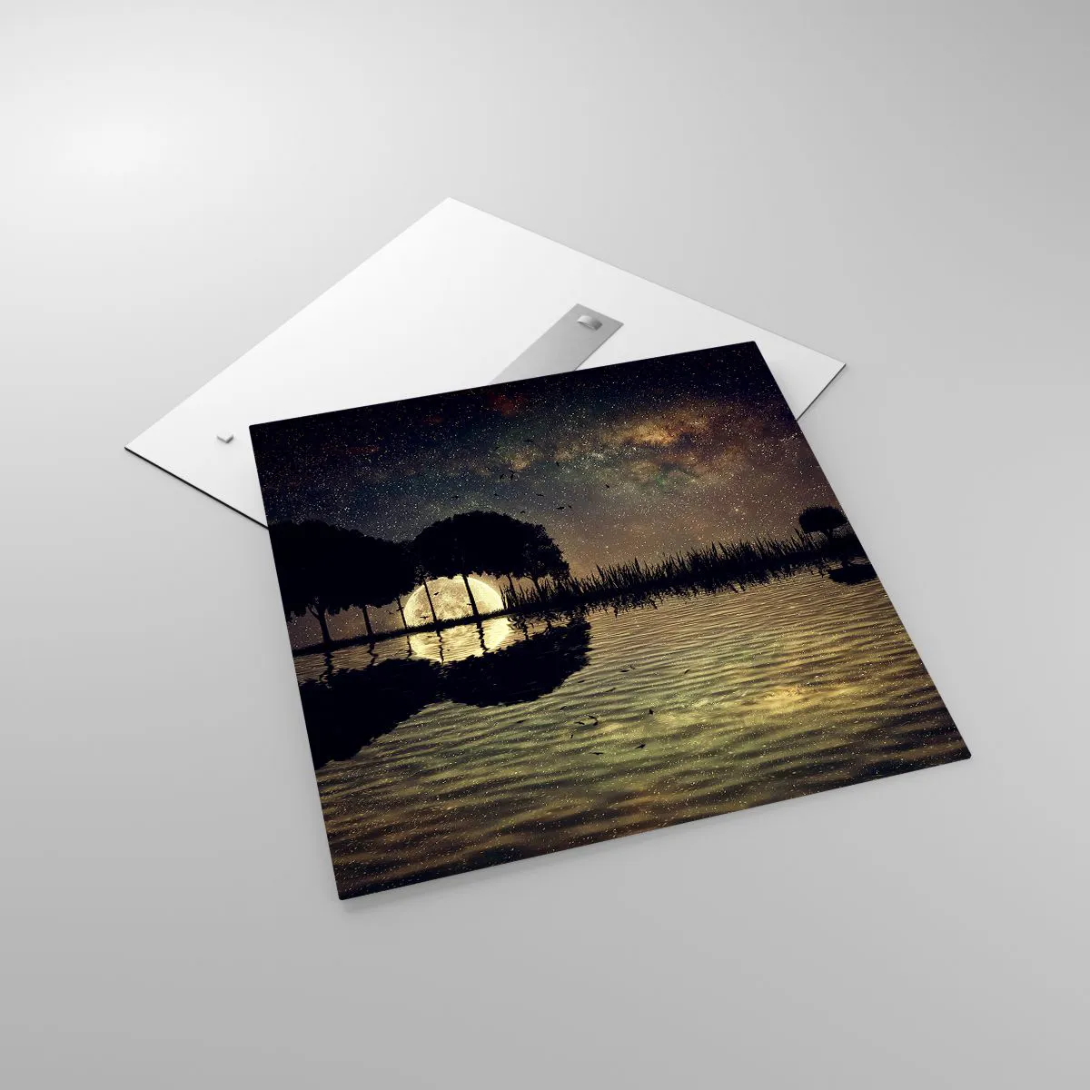 Tablou pe sticlă - O noapte la capătul lumii - 70x70 cm